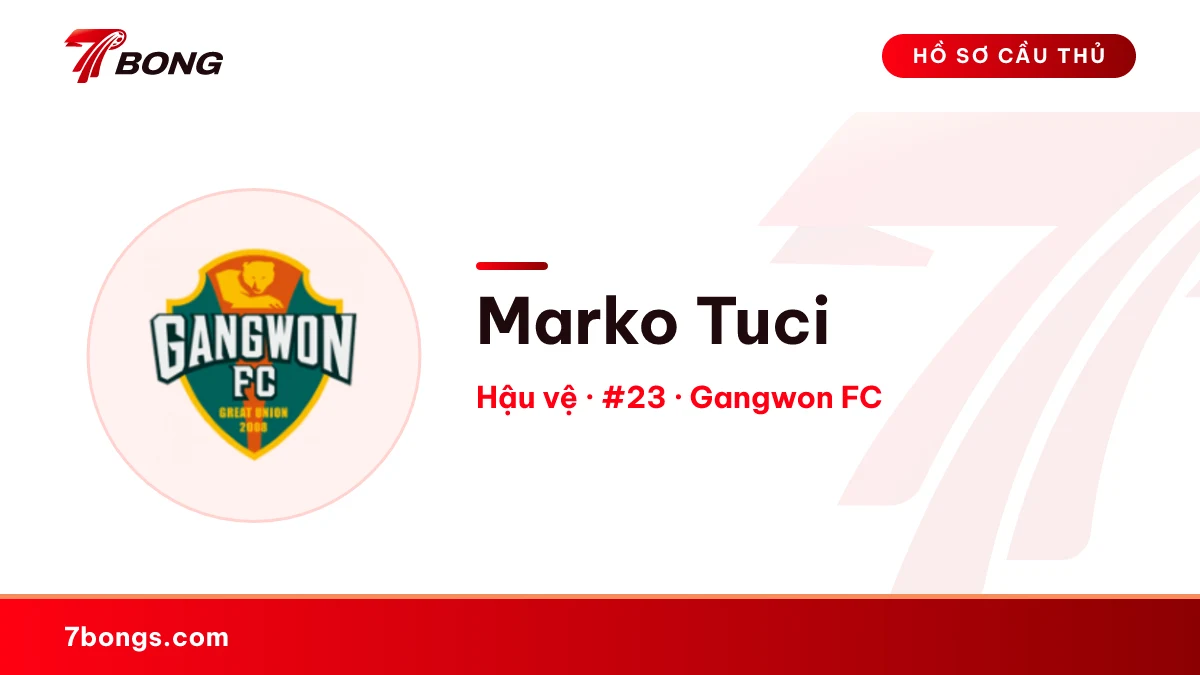 Marko Tuci — Gangwon FC