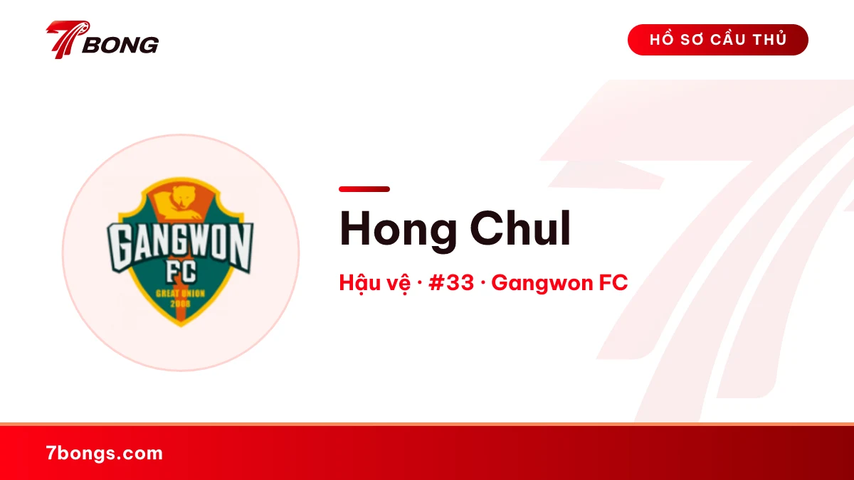 Hong Chul — Gangwon FC