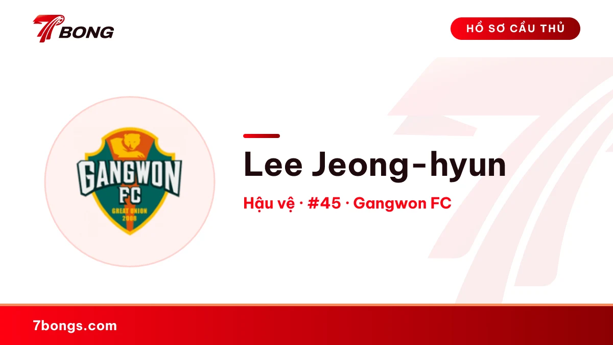 Lee Jeong-hyun — Gangwon FC