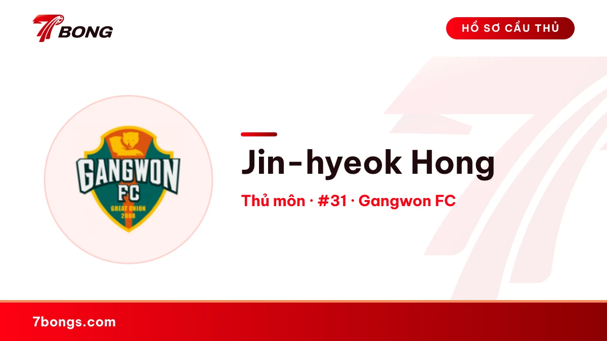 Jin-hyeok Hong — Gangwon FC