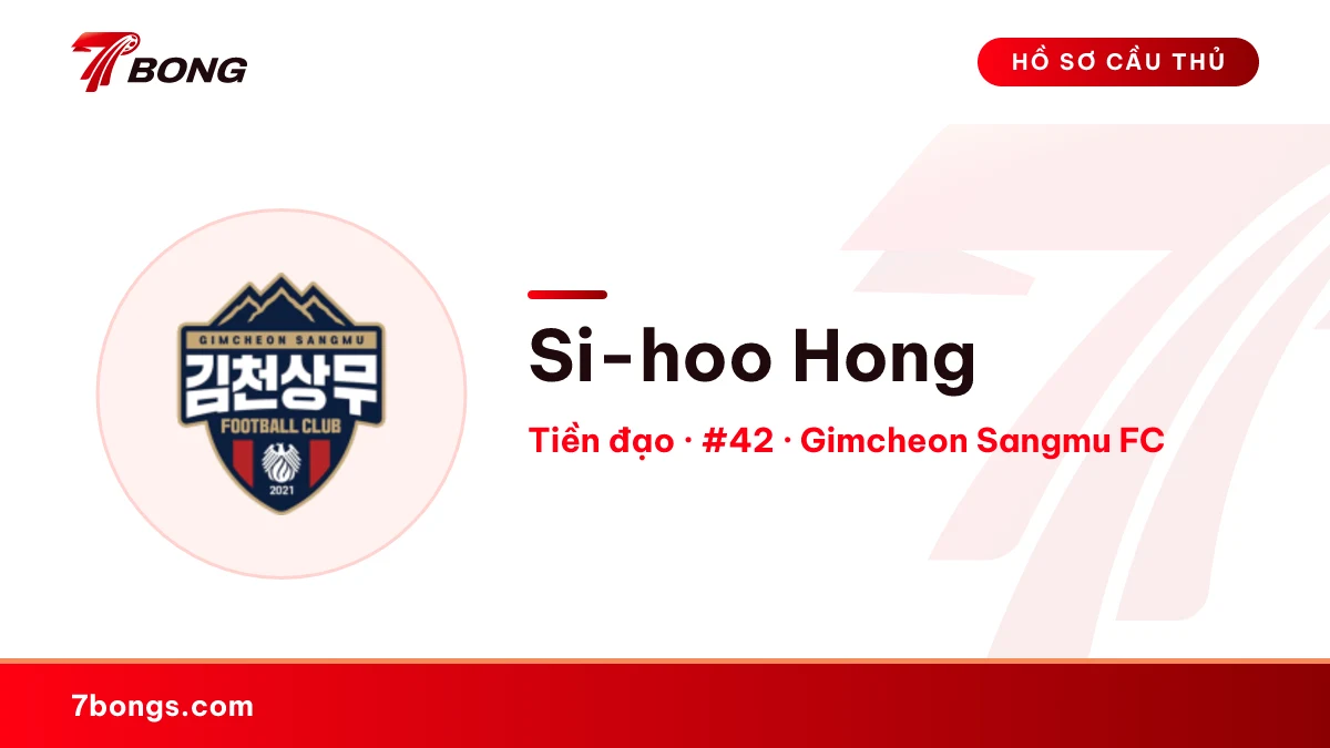Si-hoo Hong — Gimcheon Sangmu FC