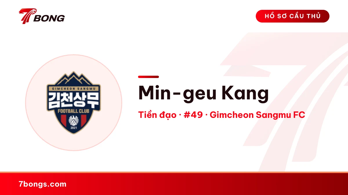 Min-geu Kang — Gimcheon Sangmu FC