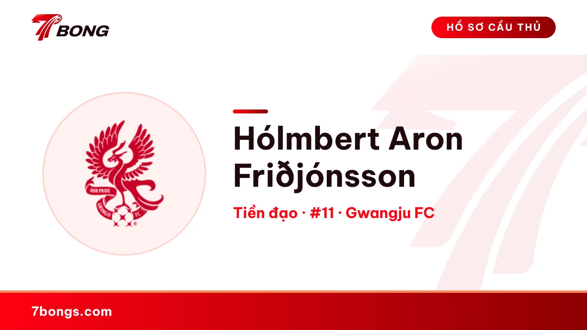 Hólmbert Aron Friðjónsson — Gwangju FC