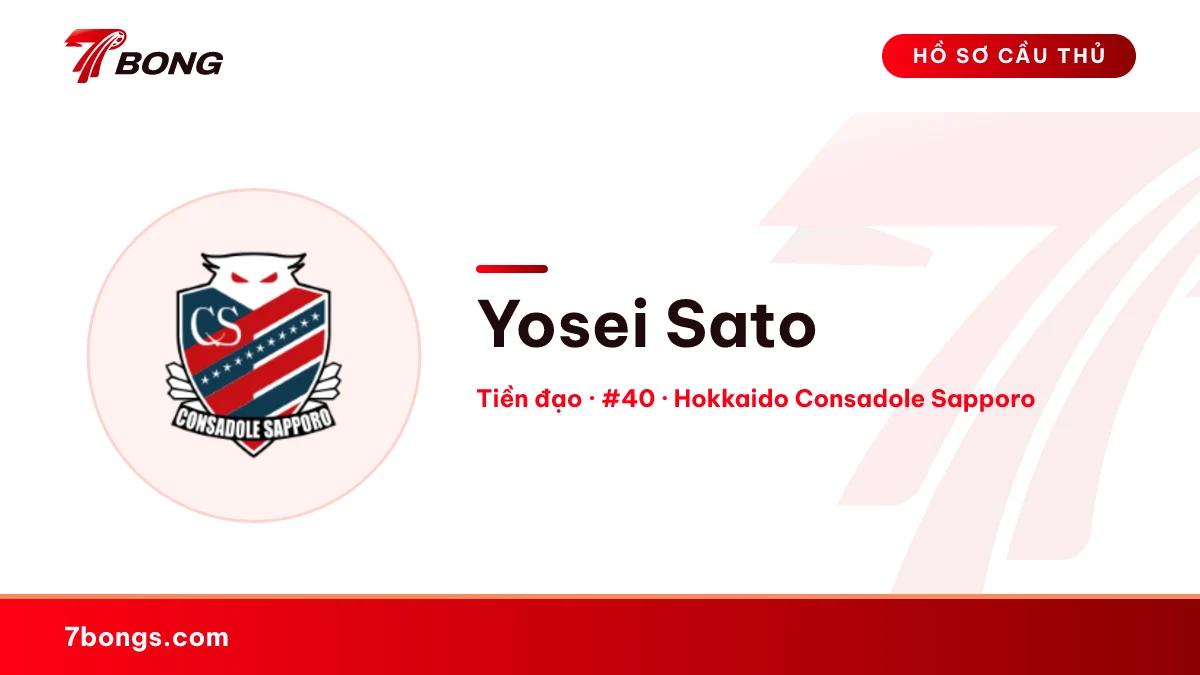 Yosei Sato — Hokkaido Consadole Sapporo