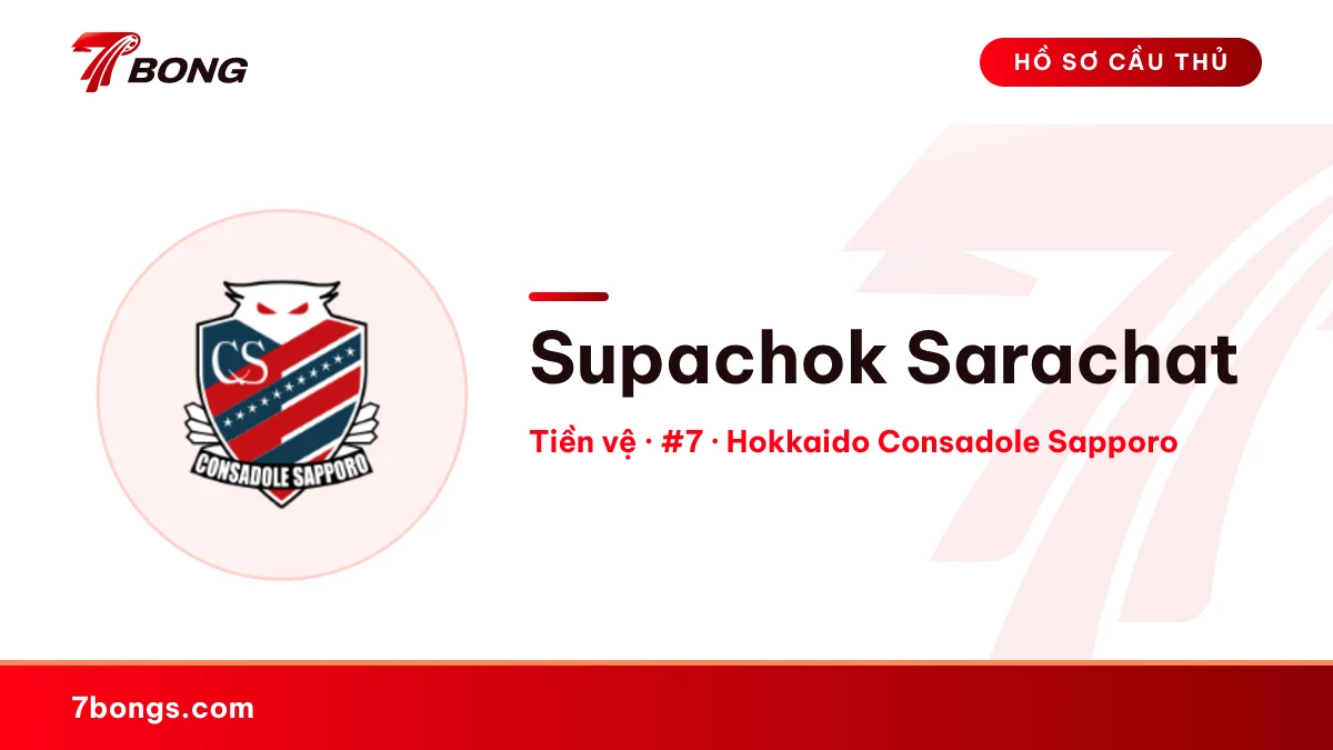 Supachok Sarachat — Hokkaido Consadole Sapporo