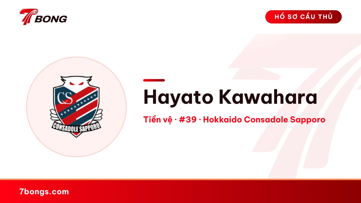 Hayato Kawahara — Hokkaido Consadole Sapporo