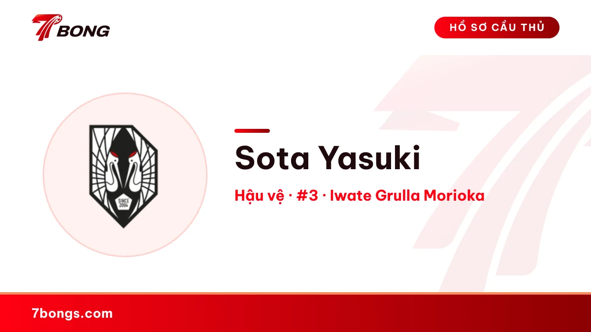 Sota Yasuki — Iwate Grulla Morioka