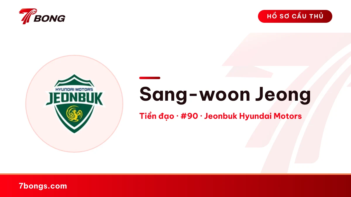 Sang-woon Jeong — Jeonbuk Hyundai Motors