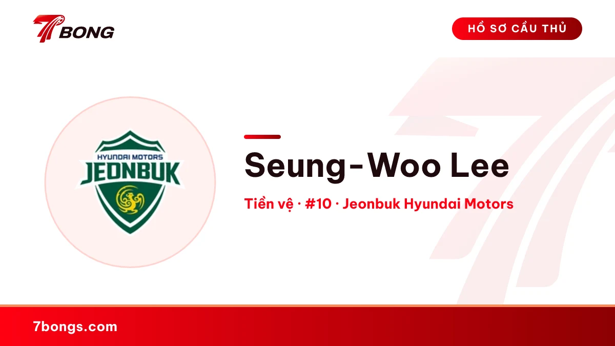 Seung-Woo Lee — Jeonbuk Hyundai Motors