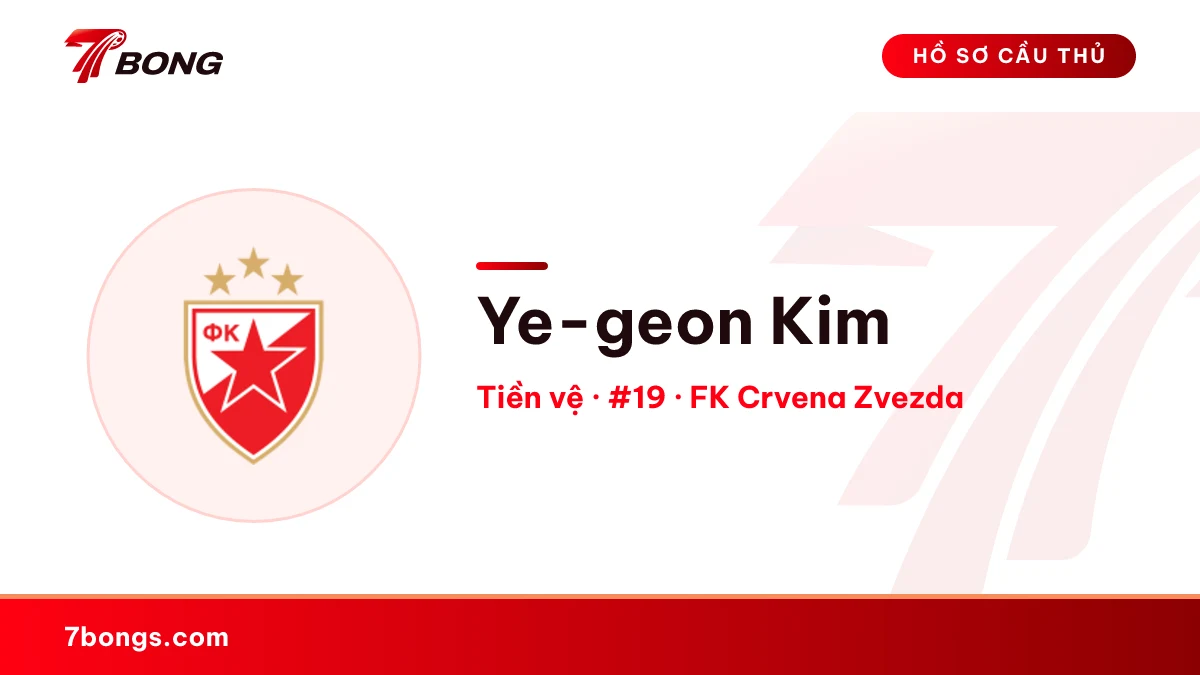 Ye-geon Kim — FK Crvena Zvezda