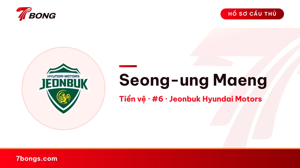 Seong-ung Maeng — Jeonbuk Hyundai Motors