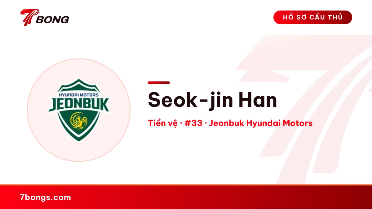 Seok-jin Han — Jeonbuk Hyundai Motors