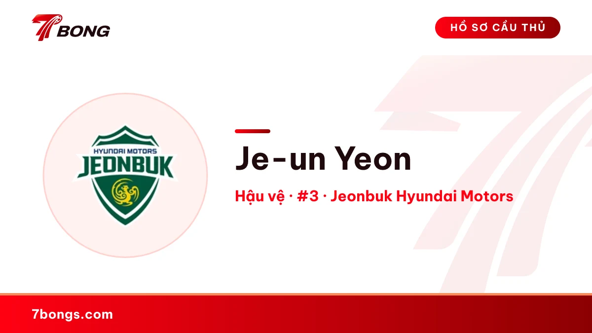 Je-un Yeon — Jeonbuk Hyundai Motors