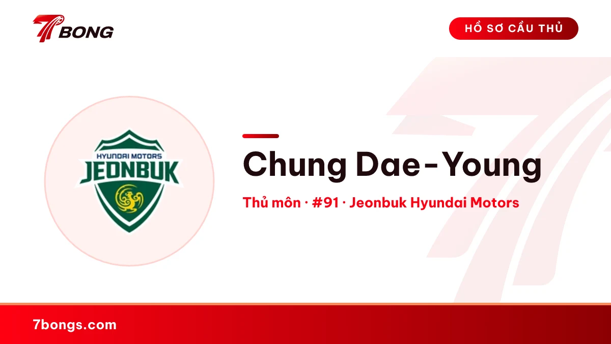 Chung Dae-Young — Jeonbuk Hyundai Motors