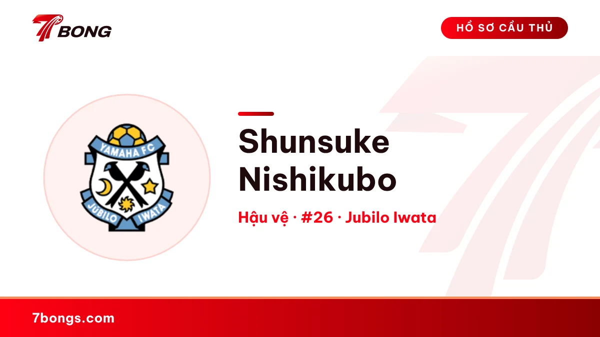 Shunsuke Nishikubo — Jubilo Iwata