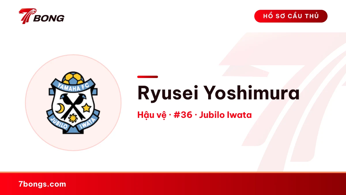 Ryusei Yoshimura — Jubilo Iwata