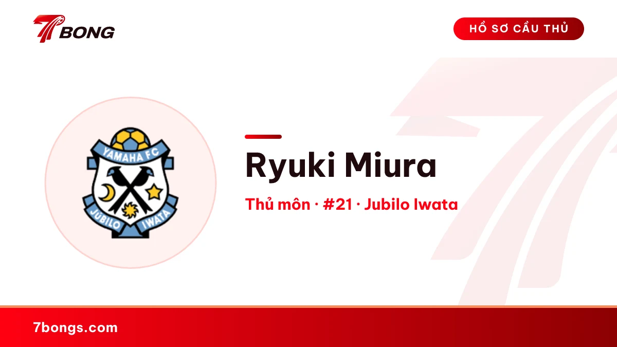 Ryuki Miura — Jubilo Iwata