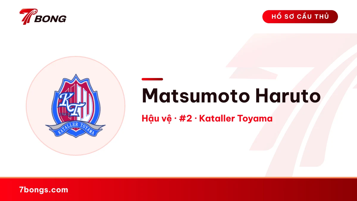Matsumoto Haruto — Kataller Toyama