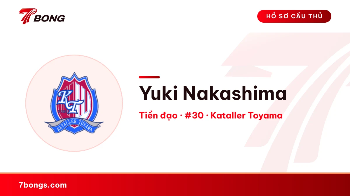 Yuki Nakashima — Kataller Toyama