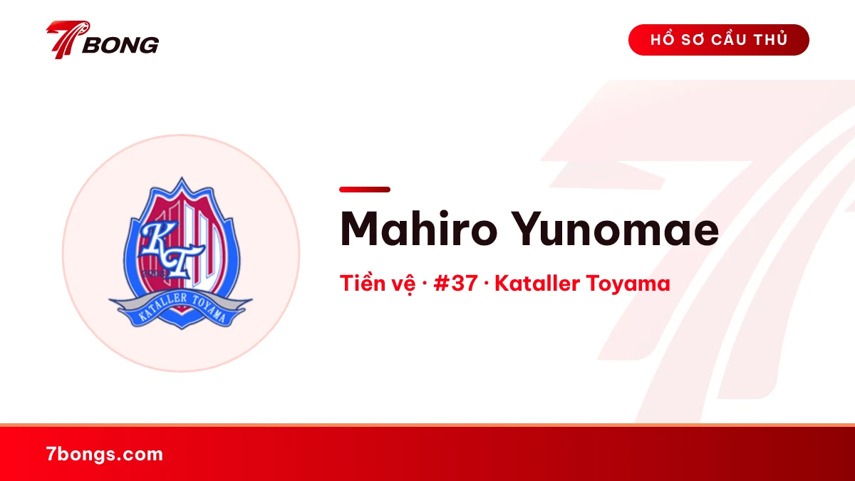 Mahiro Yunomae — Kataller Toyama