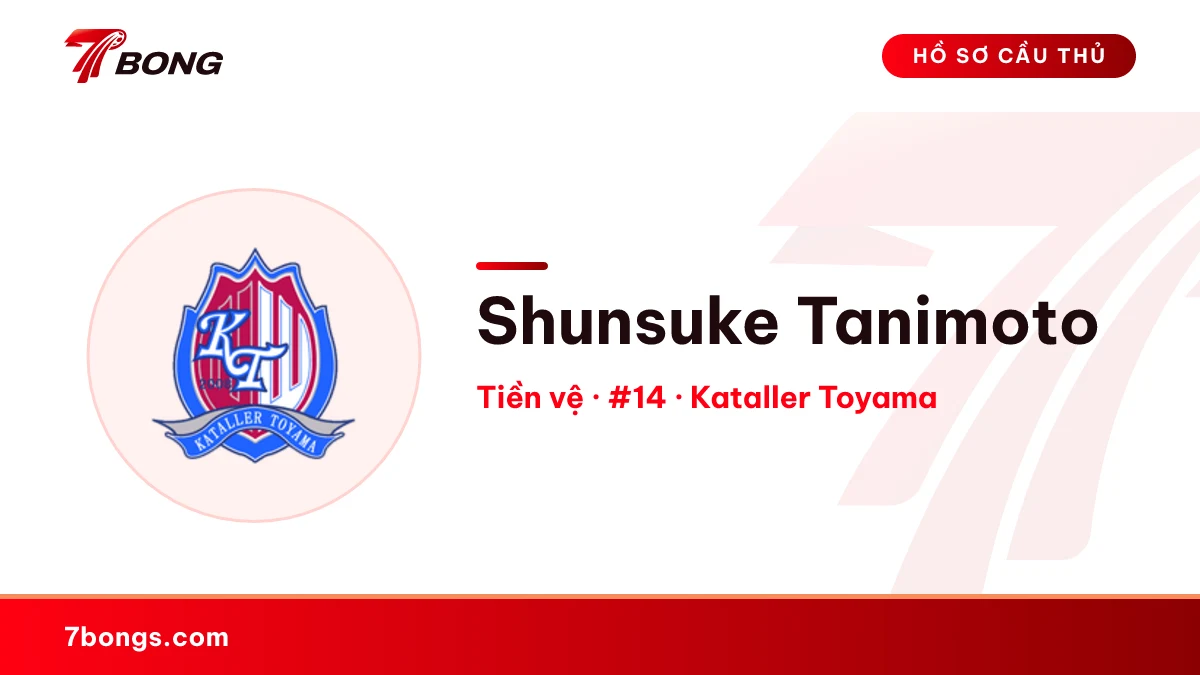 Shunsuke Tanimoto — Kataller Toyama