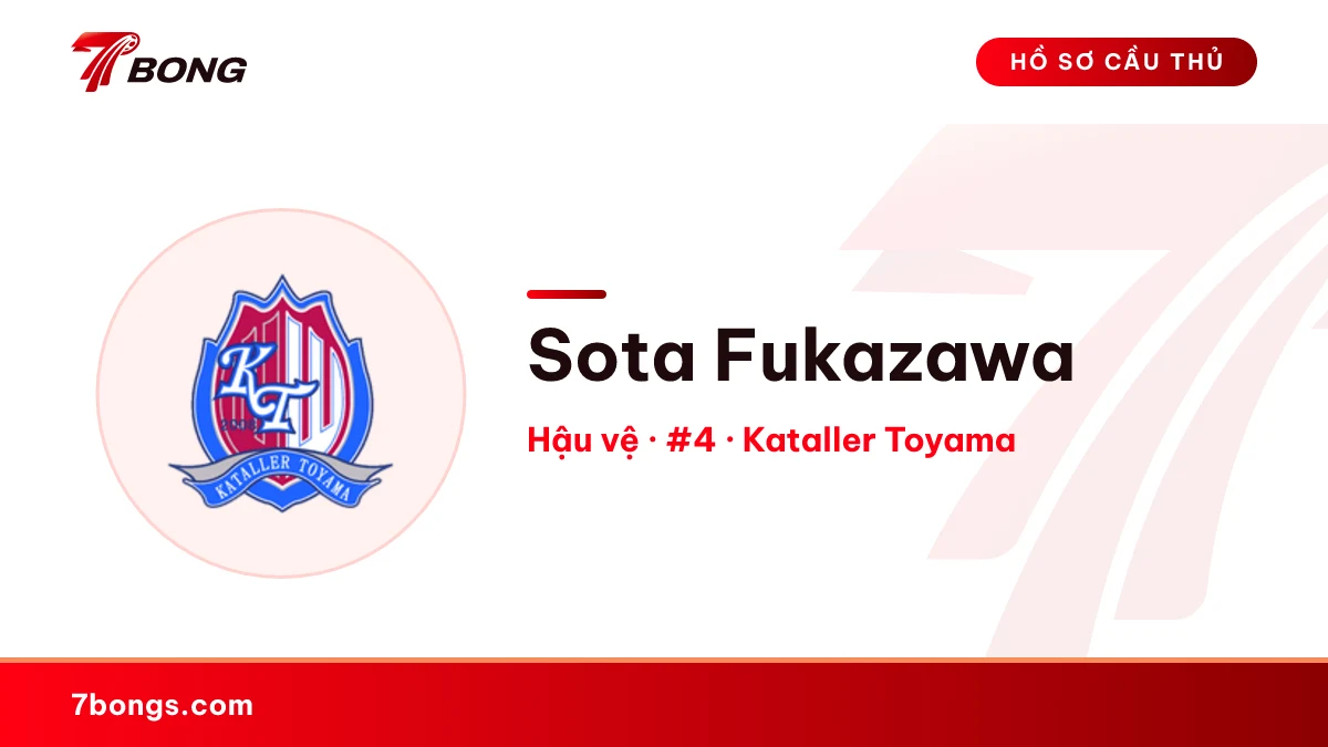 Sota Fukazawa — Kataller Toyama