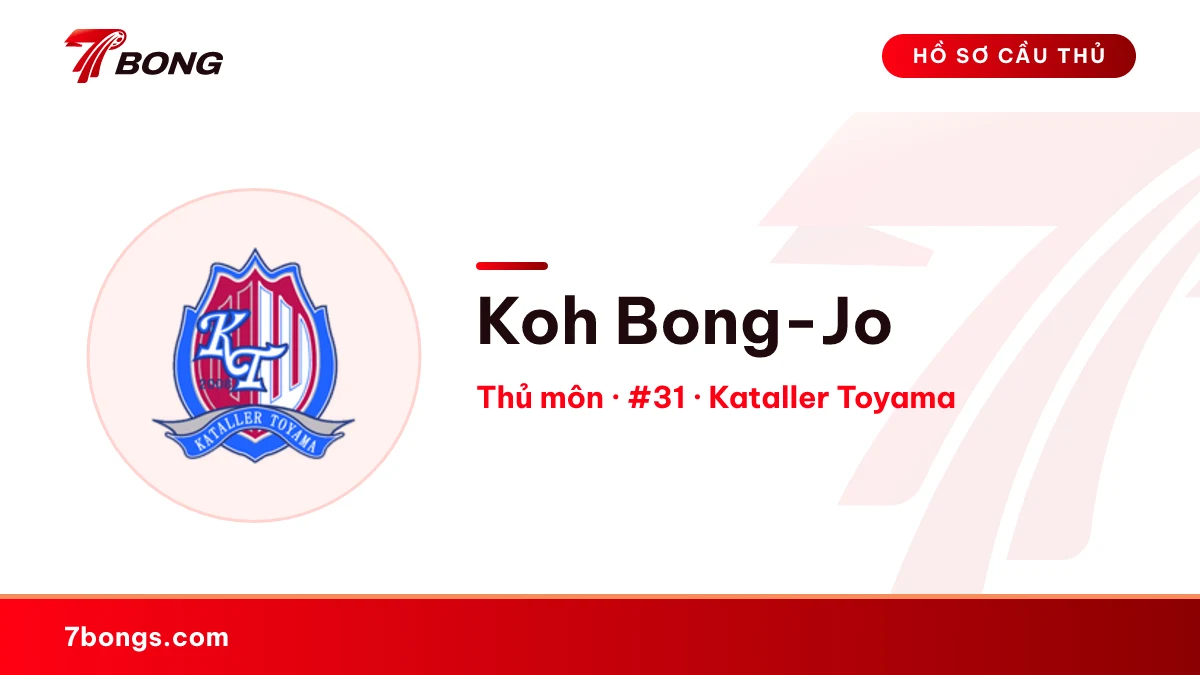 Koh Bong-Jo — Kataller Toyama