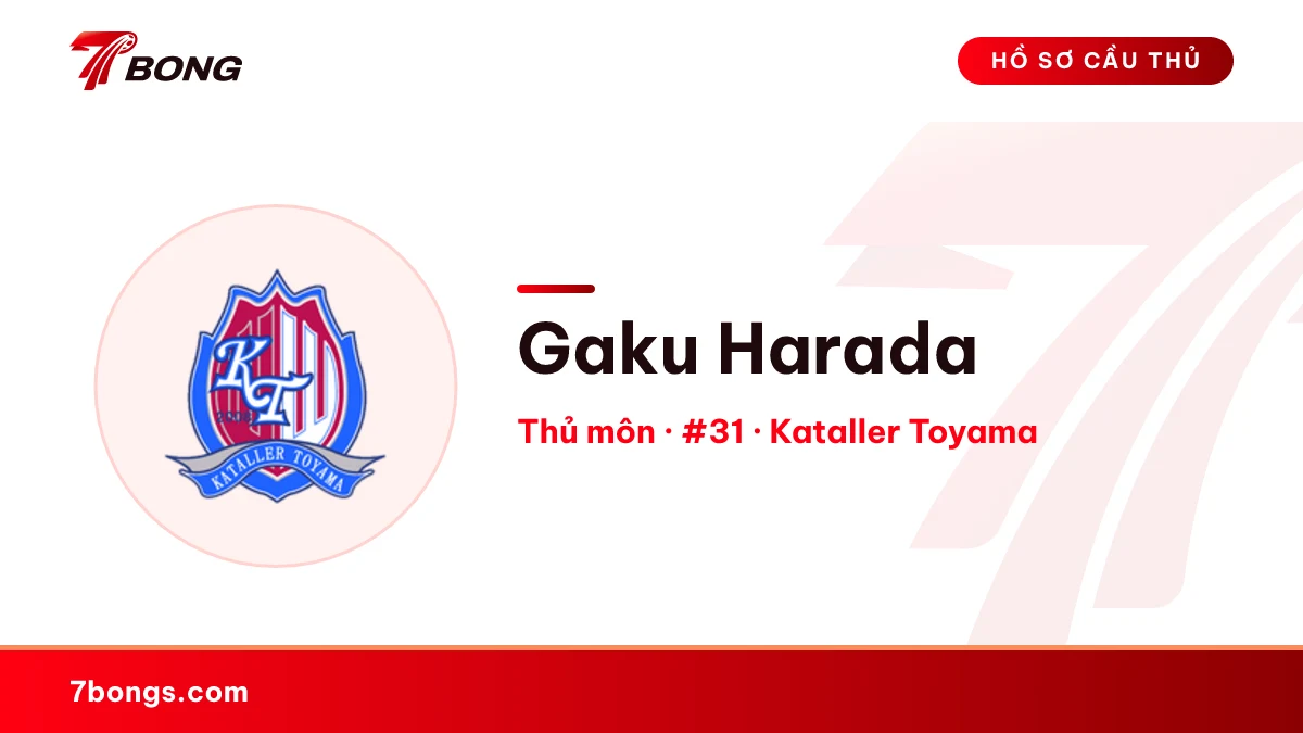 Gaku Harada — Kataller Toyama