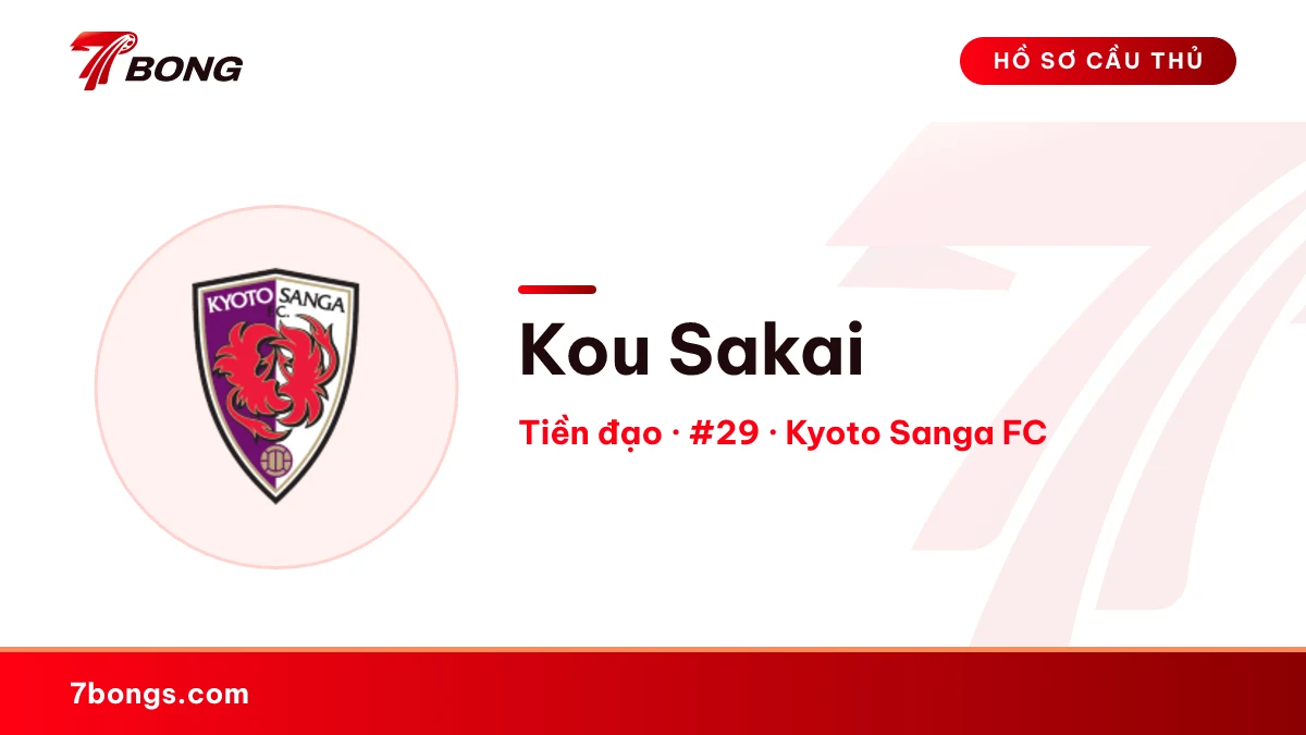Kou Sakai — Kyoto Sanga FC