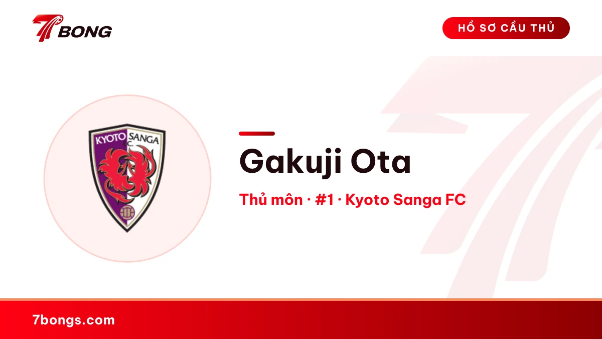 Gakuji Ota — Kyoto Sanga FC