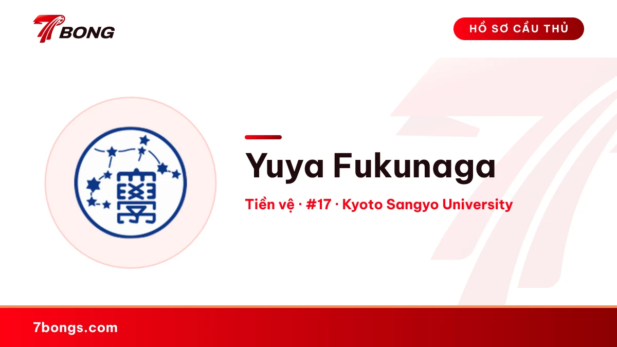 Yuya Fukunaga — Kyoto Sangyo University