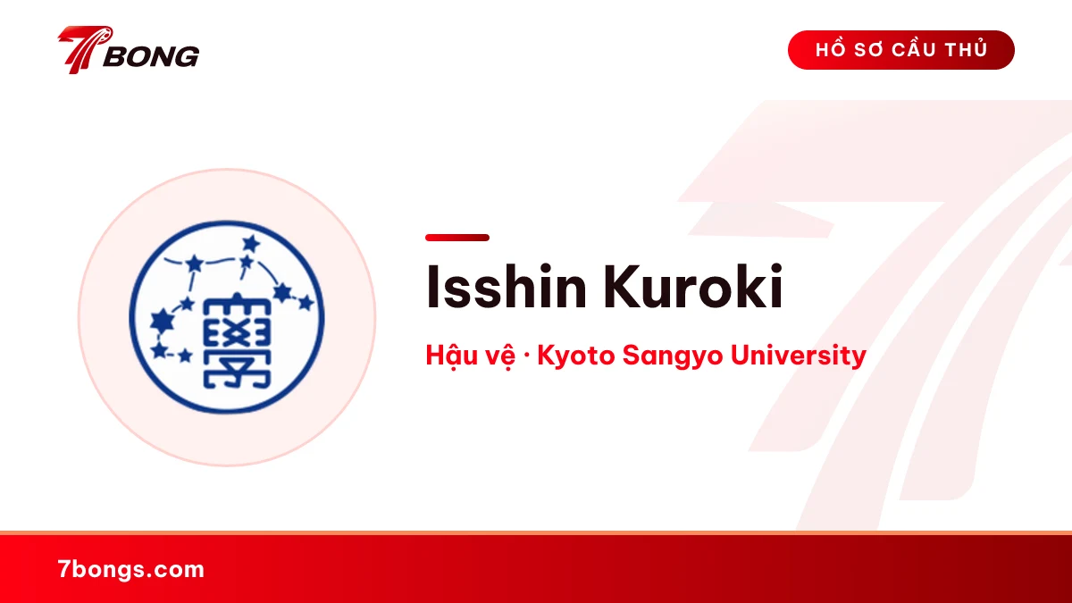 Isshin Kuroki — Kyoto Sangyo University