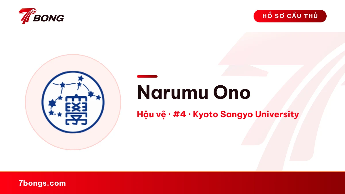 Narumu Ono — Kyoto Sangyo University