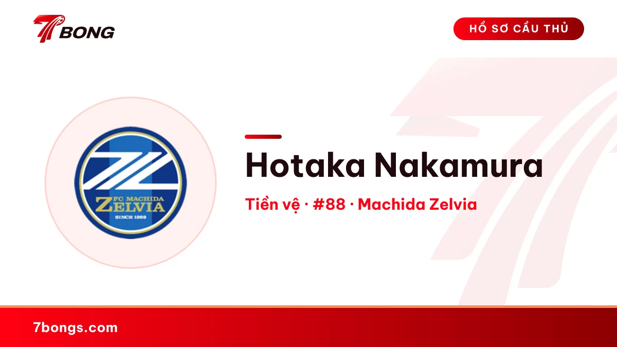 Hotaka Nakamura — Machida Zelvia