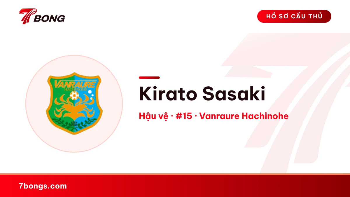Kirato Sasaki — Vanraure Hachinohe