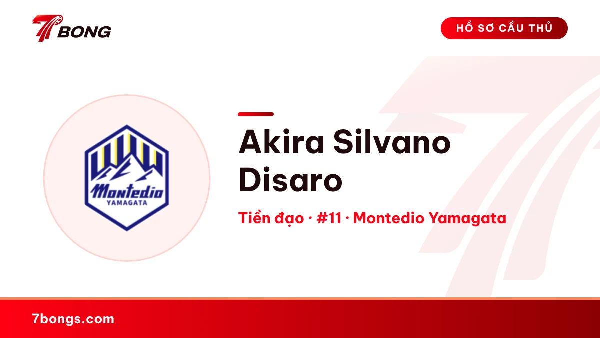 Akira Silvano Disaro — Montedio Yamagata