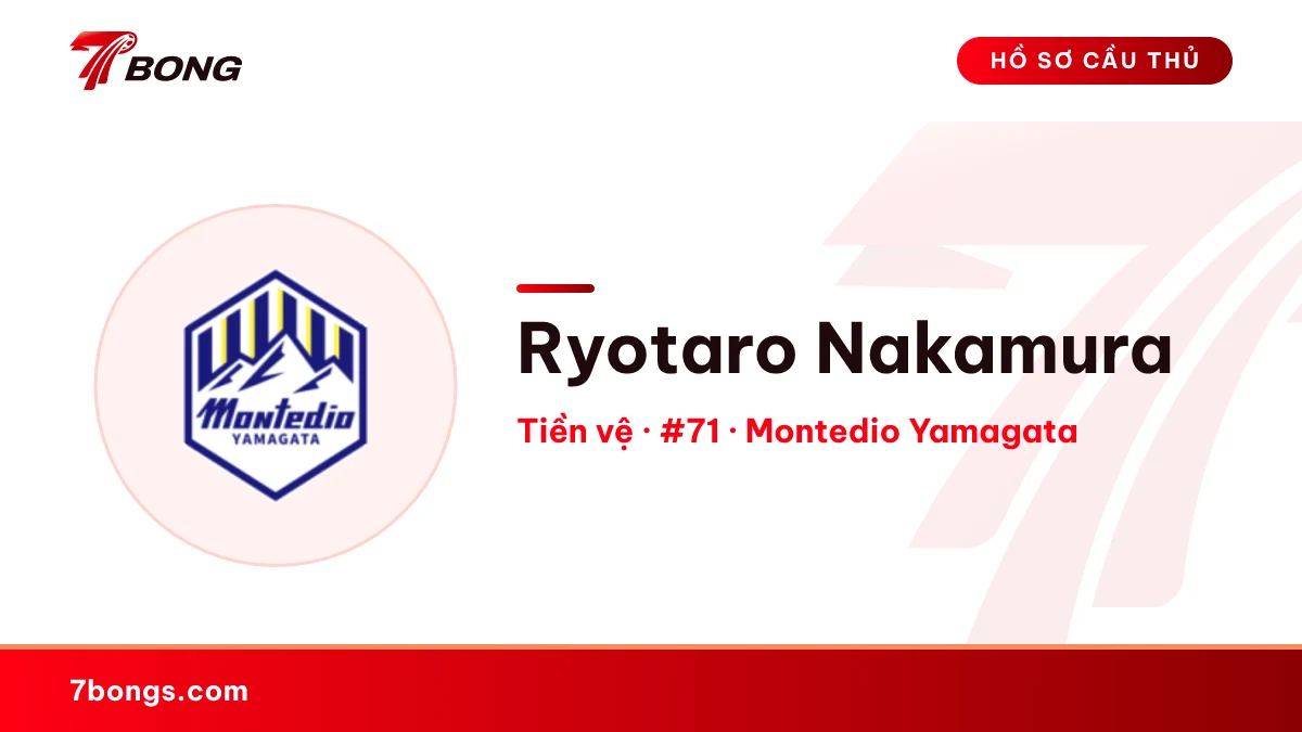 Ryotaro Nakamura — Montedio Yamagata
