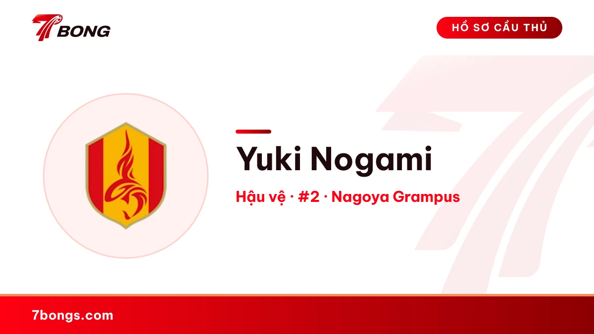 Yuki Nogami — Nagoya Grampus