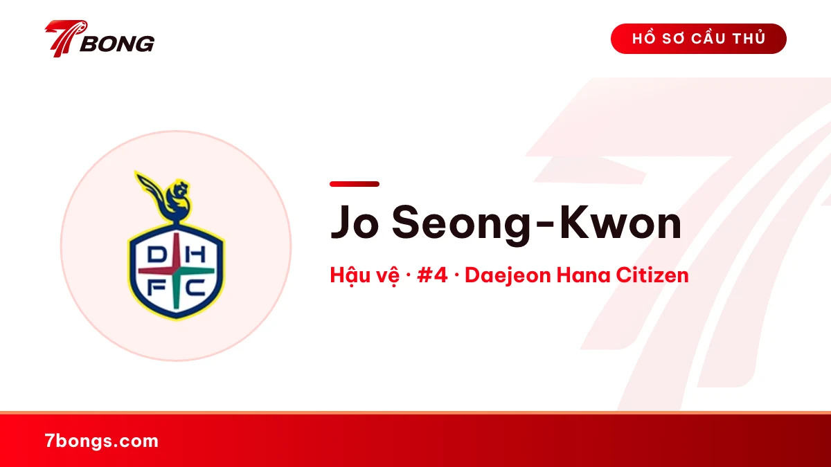 Jo Seong-Kwon — Daejeon Hana Citizen