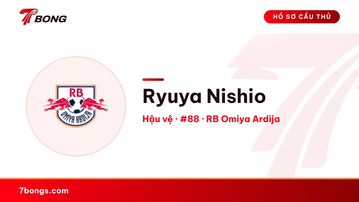 Ryuya Nishio — RB Omiya Ardija
