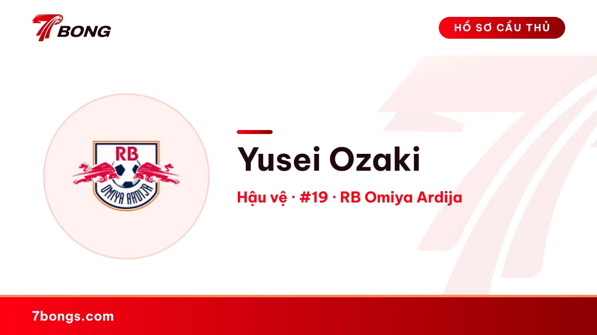 Yusei Ozaki — RB Omiya Ardija