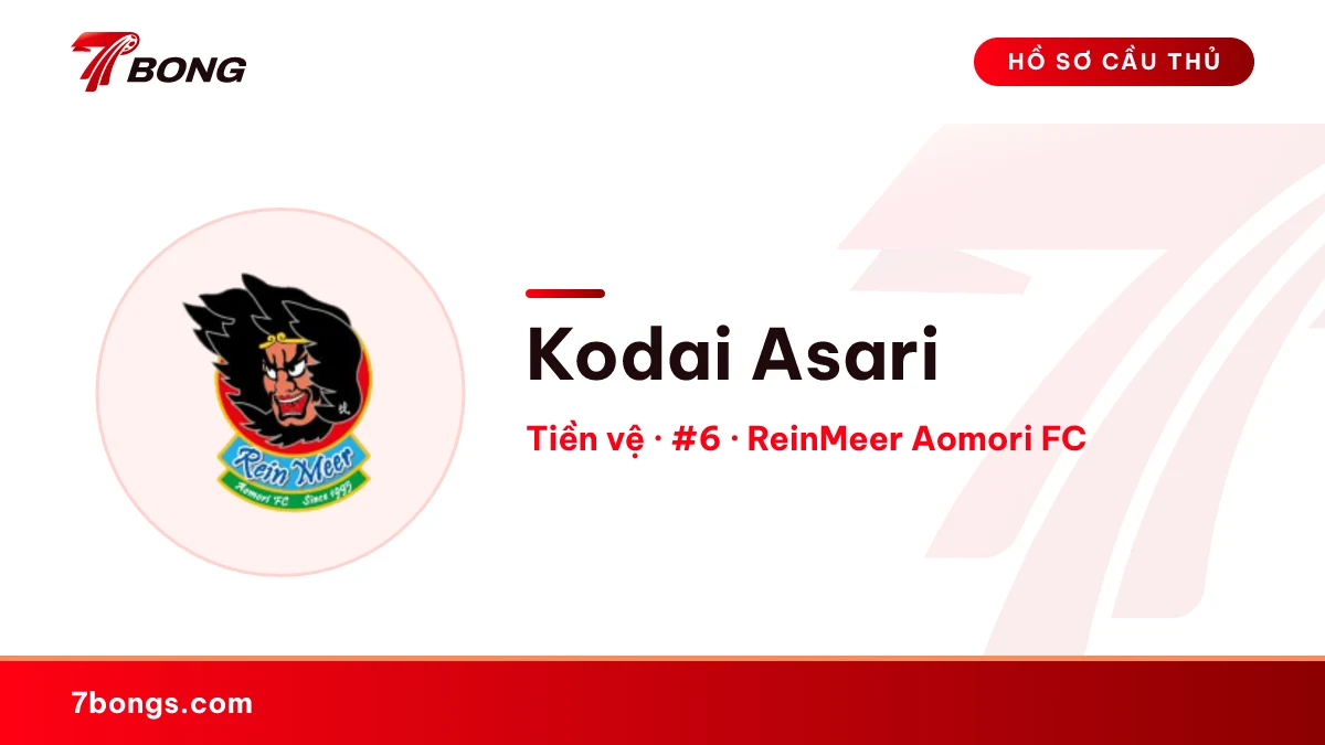 Kodai Asari — ReinMeer Aomori FC