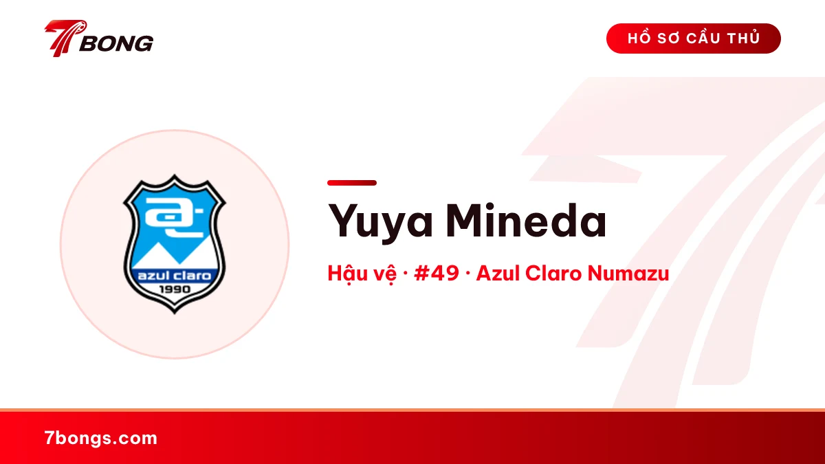 Yuya Mineda — Azul Claro Numazu