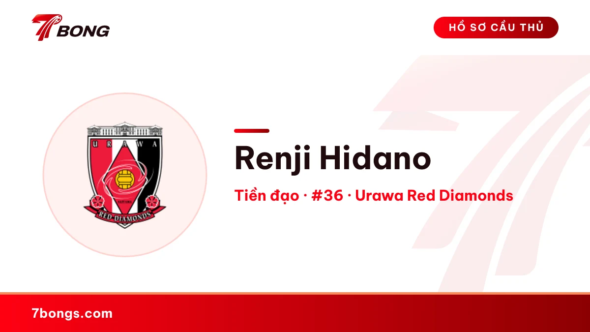 Renji Hidano — Urawa Red Diamonds