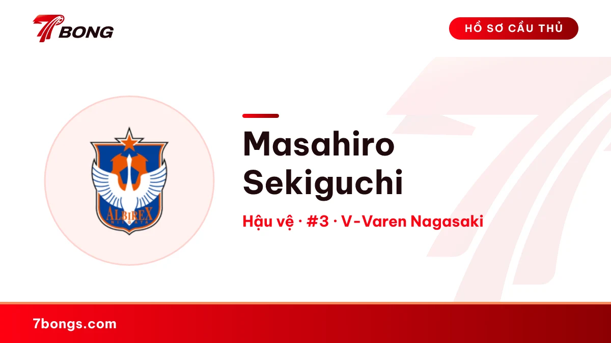 Masahiro Sekiguchi — V-Varen Nagasaki