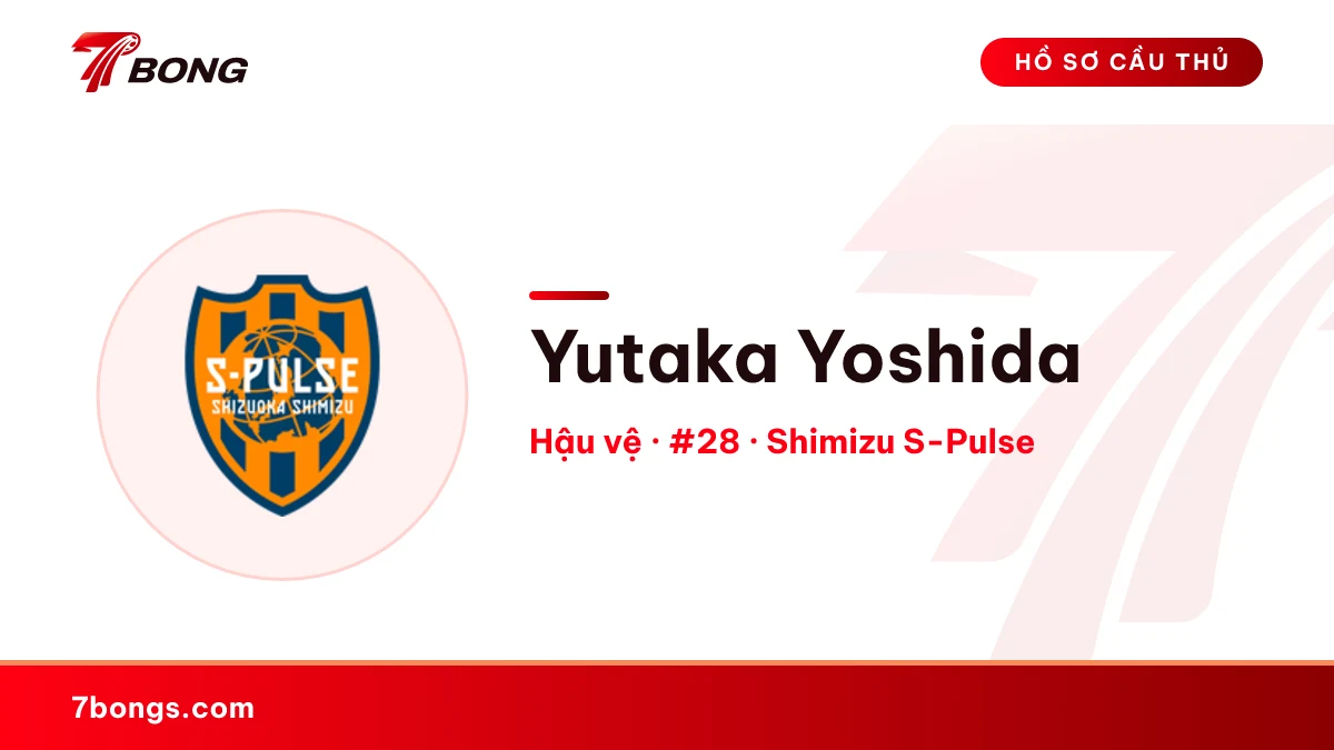 Yutaka Yoshida — Shimizu S-Pulse