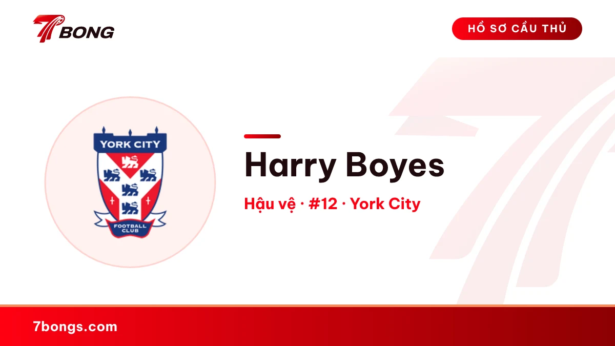 Harry Boyes — York City