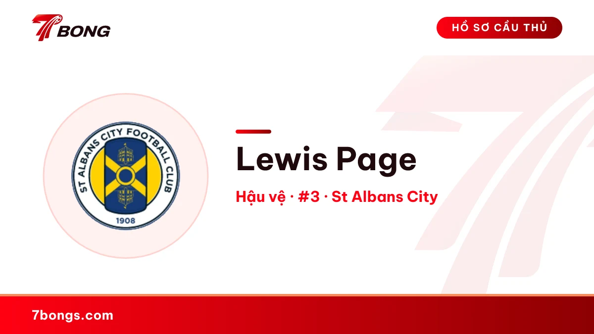 Lewis Page — St Albans City
