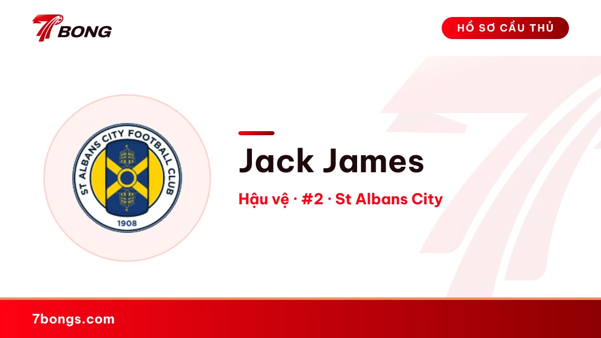 Jack James — St Albans City