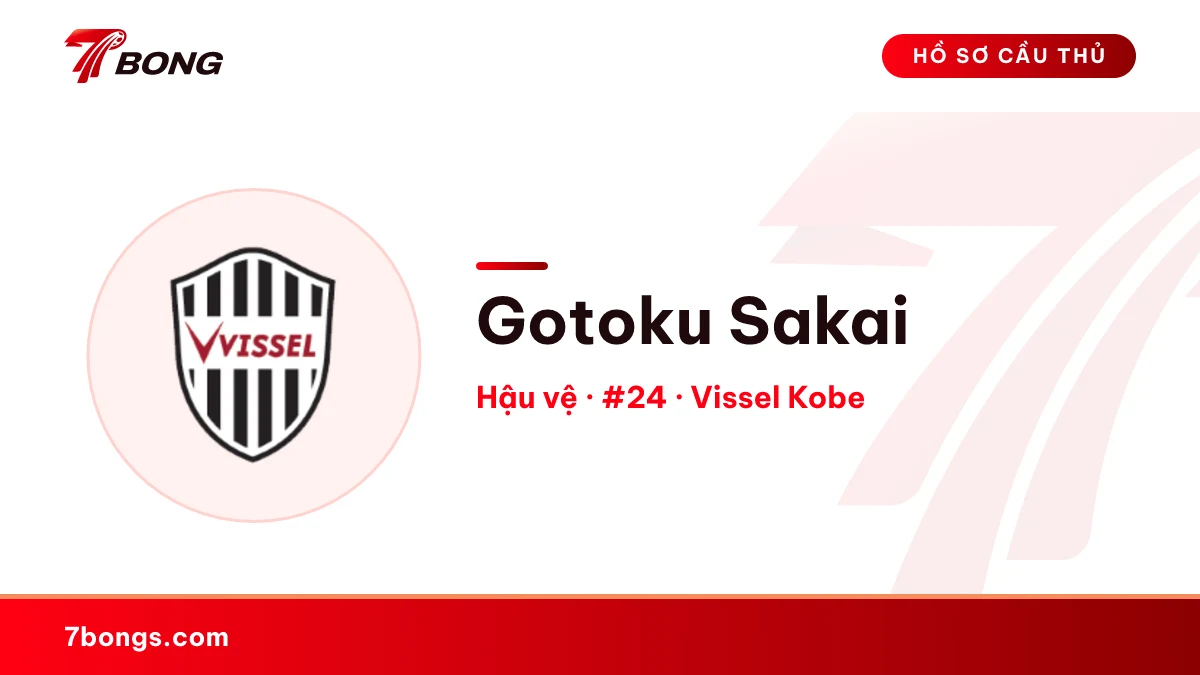 Gotoku Sakai — Vissel Kobe